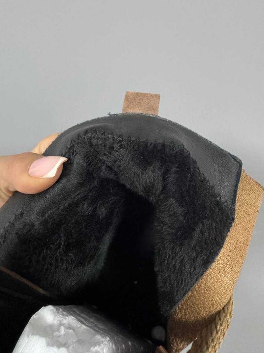 Черевики MIU MIU Boots Brown Fleece / черевики Міу Міу Бутс коричневі