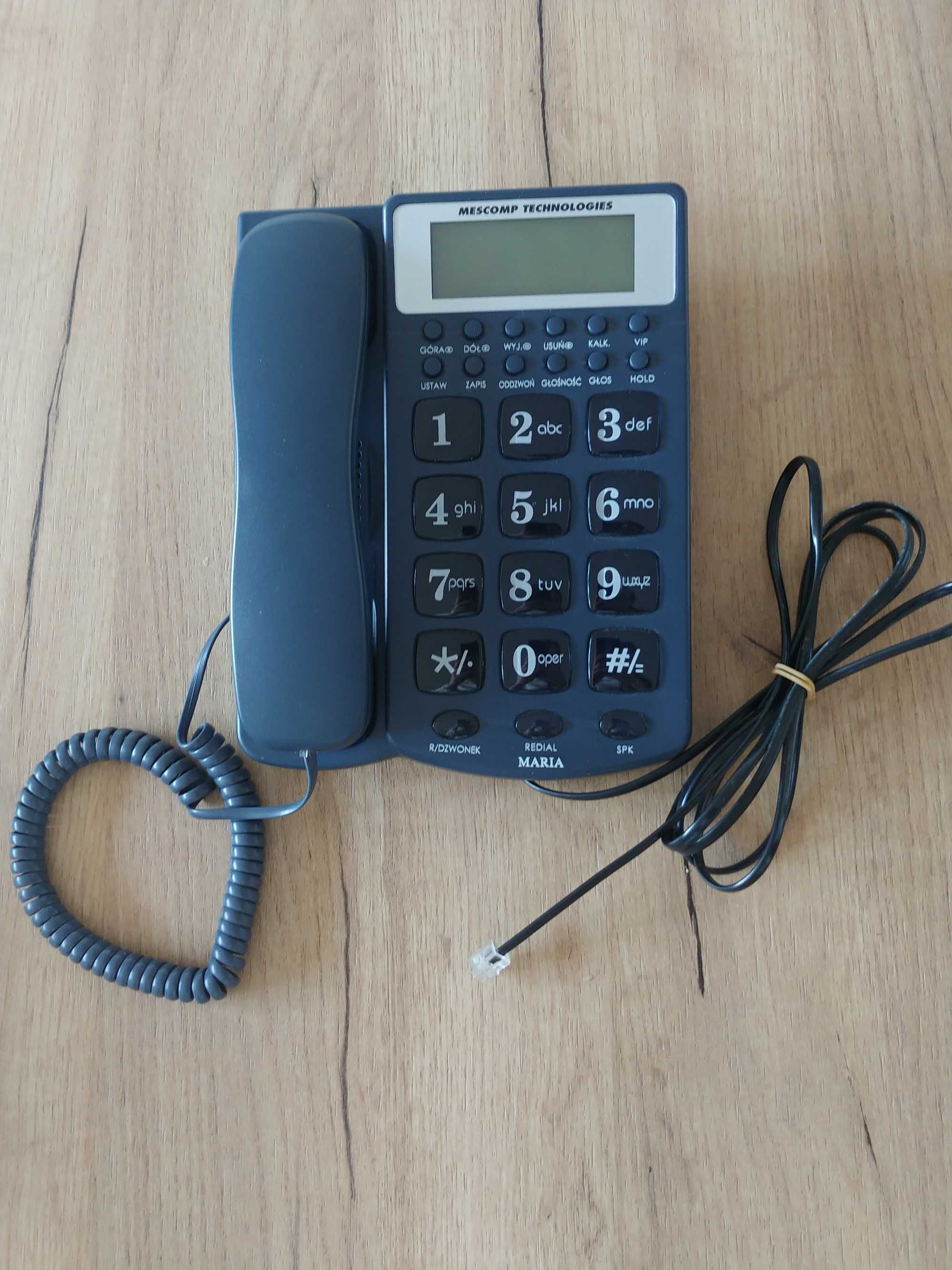 Telefon przewodowy stacjonarny MESCOMP MT-512 Maria