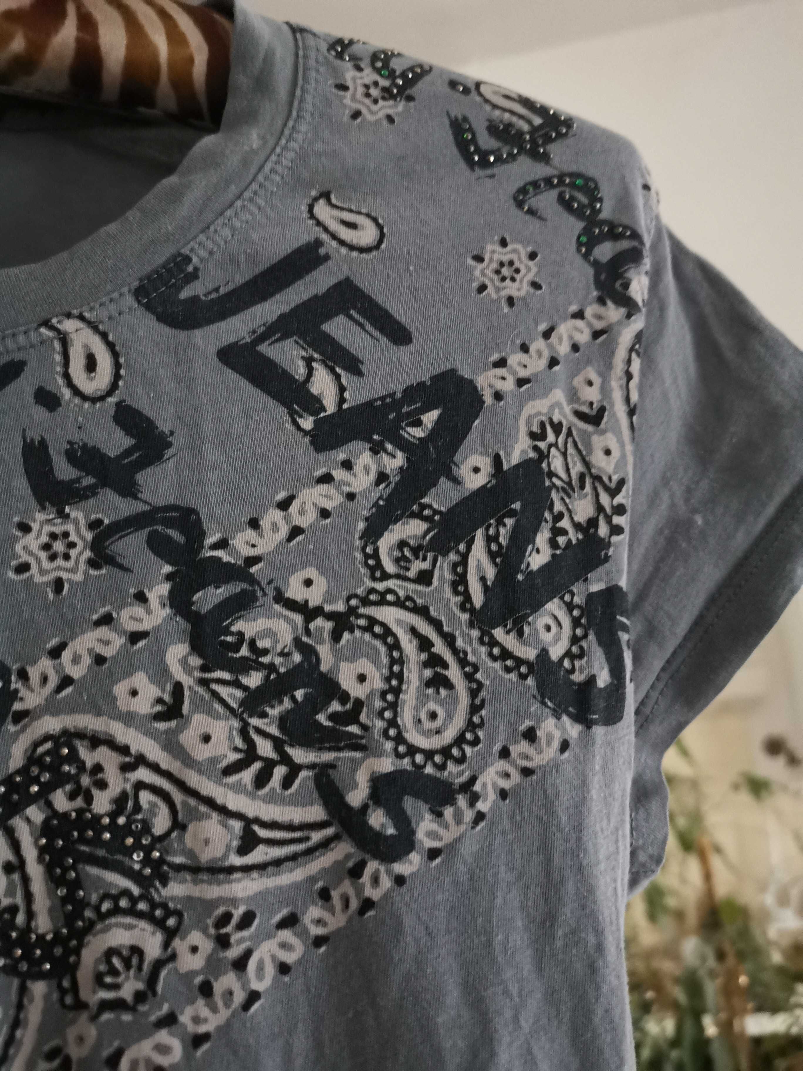 T-shirt podkoszulka LiuJo r.S bawelna boho