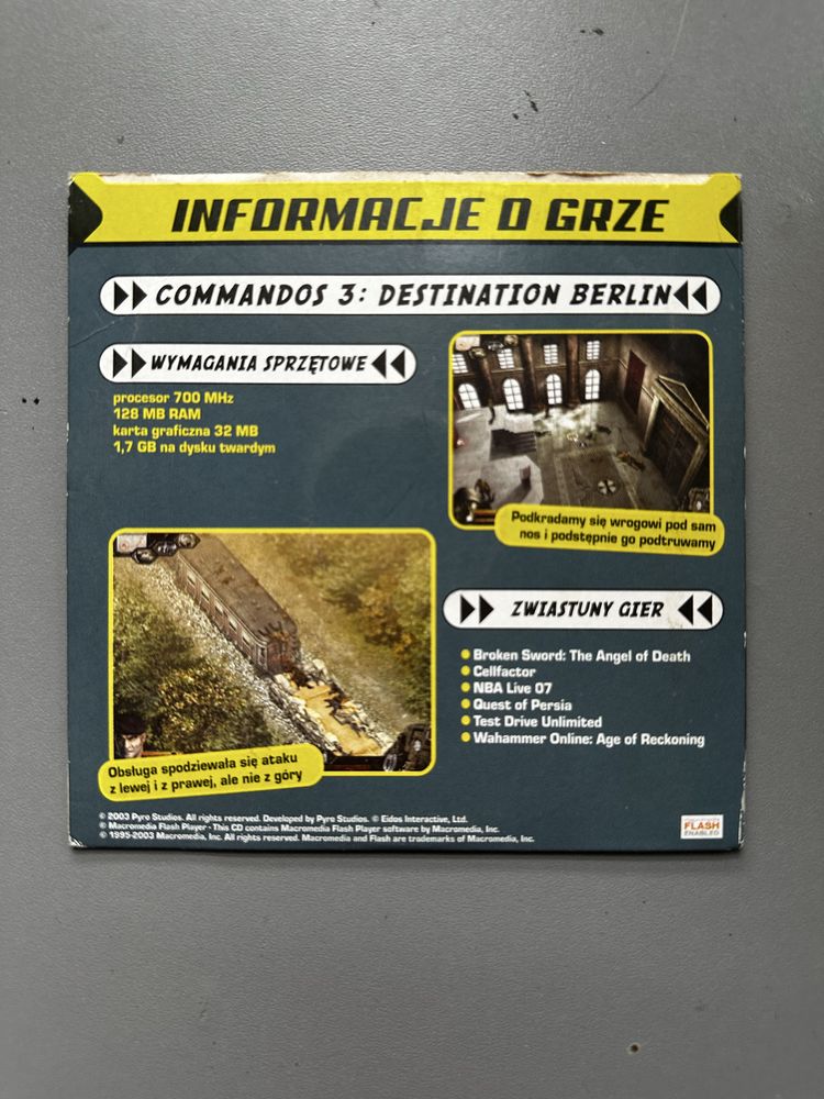 Commandos 3 III Destination Berlin Gra PC