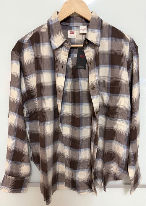 Сорочка Levi’s, картата рубашка жіноча в клітинку, S, нова, оригінал