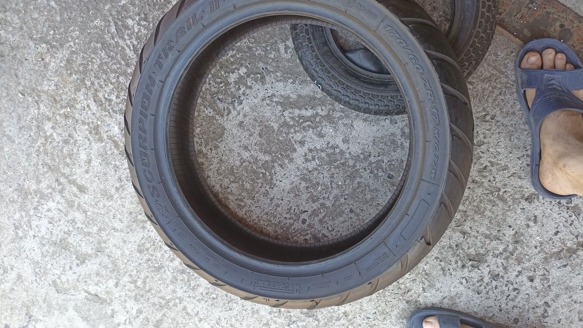 Моторезина pirelli scorpion 170 60 r17 шина покришка колесо скат гума