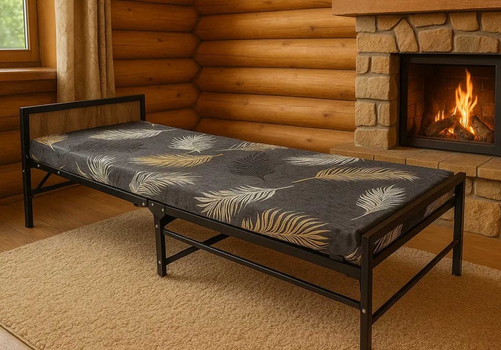 Складне ліжко розкладачка розкладушка кровать раскладушка с матрасом