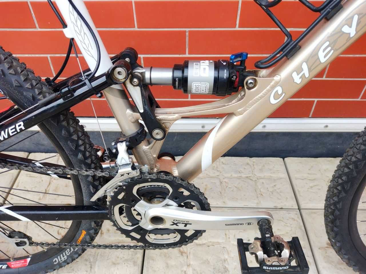 rower FULL unikat ROCK SHOX tarcze hydraulika cały DEORE XT 3x9 KOZAK