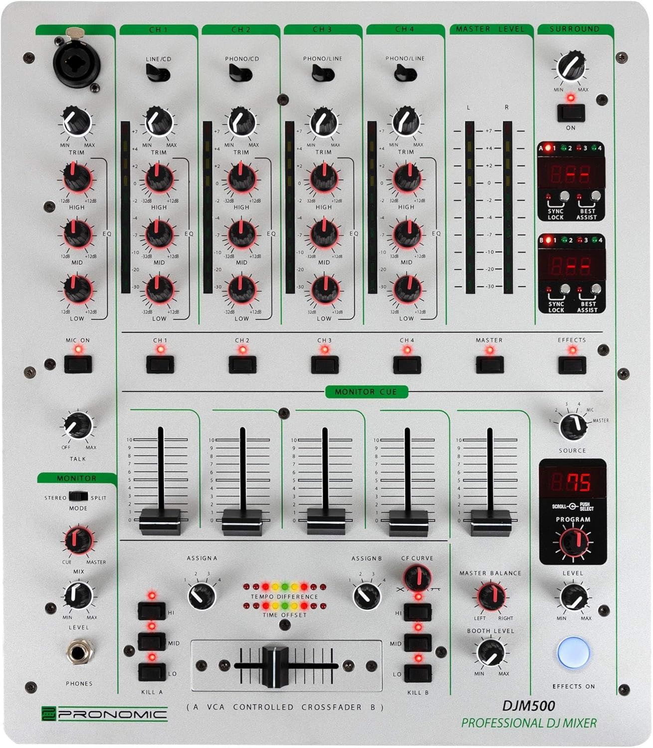 mikser Pronomic DJM-500 5 kanałowy