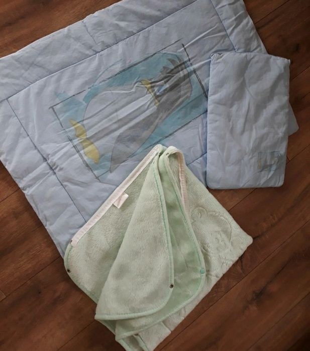 Zestaw do wózka i kocyk otulacz