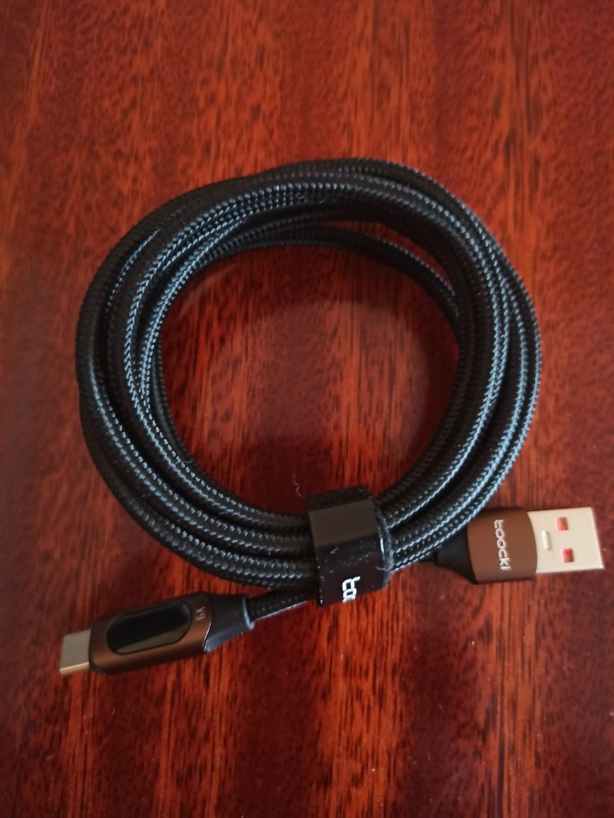 Зарядное устройство USB 120 Вт + шнур питания USB тип С, 6А/Е\Комплект