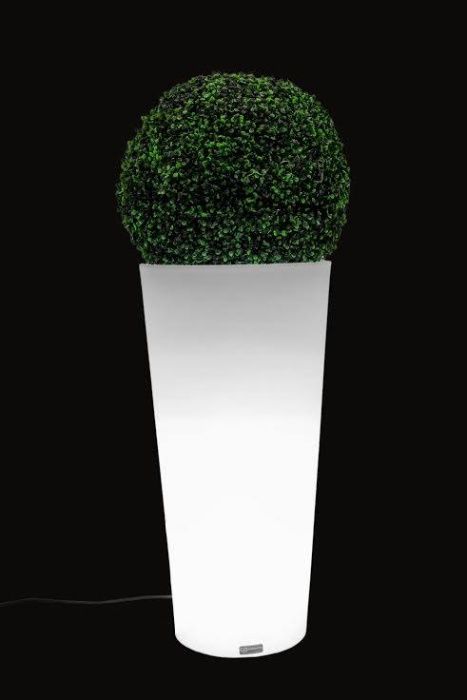 Vaso luminoso e floreiras