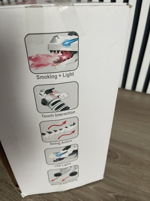 Гігантський Радіокерований інтеракт. Робот динозавр з пультом , новий