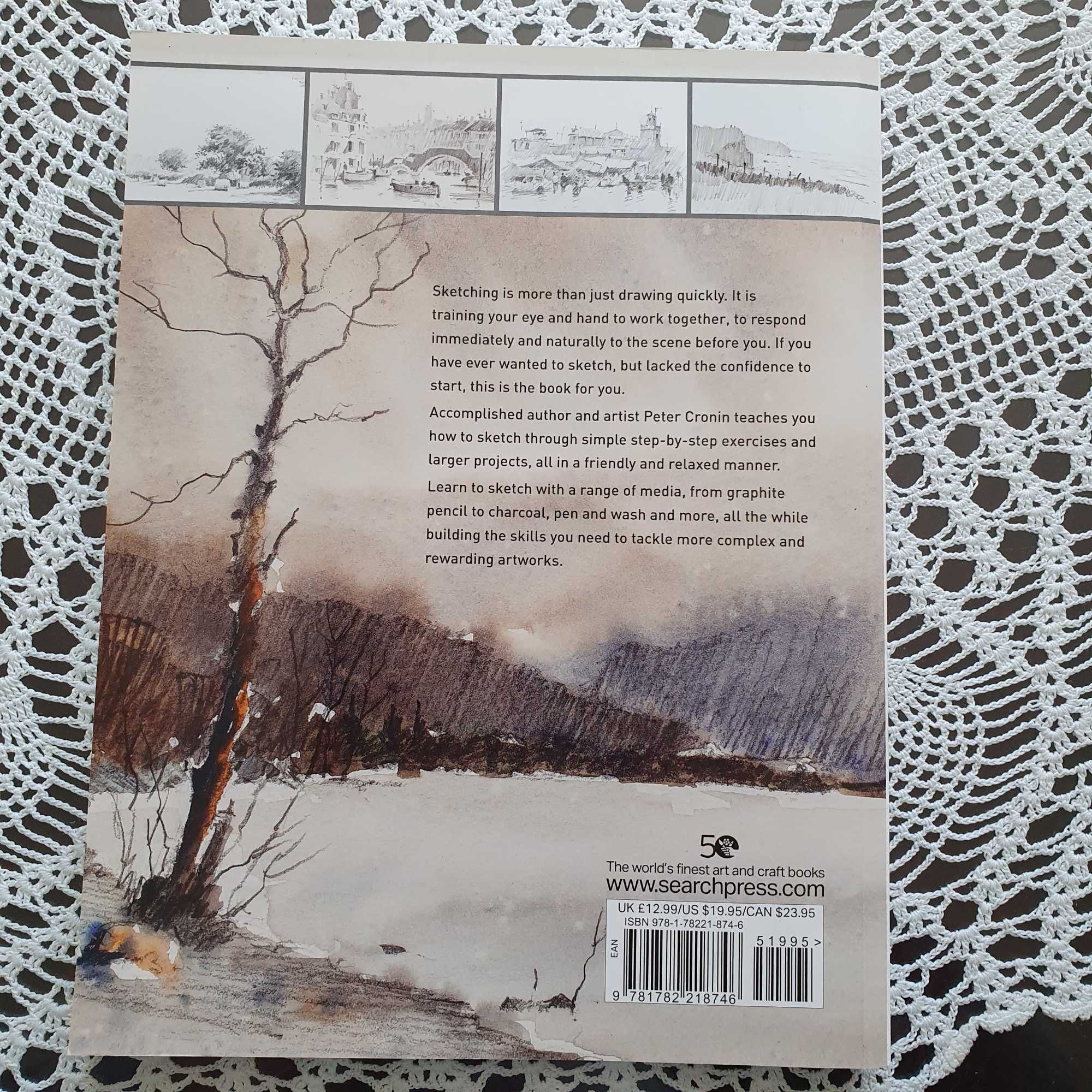 Sketching for Absolute Beginner P. Cronin podręcznik do nauki rysunku