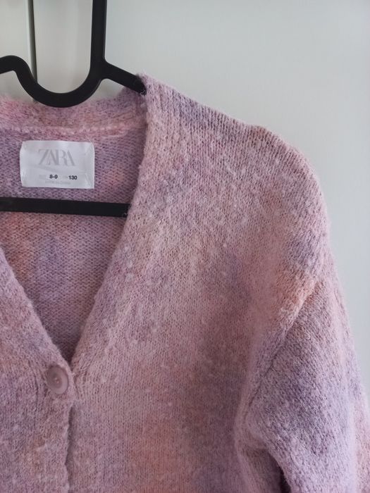 Zara długi sweter kardigan r.130