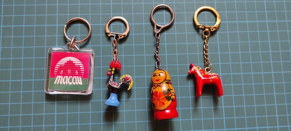 Porta chaves de paises, cidades e arte tradicional