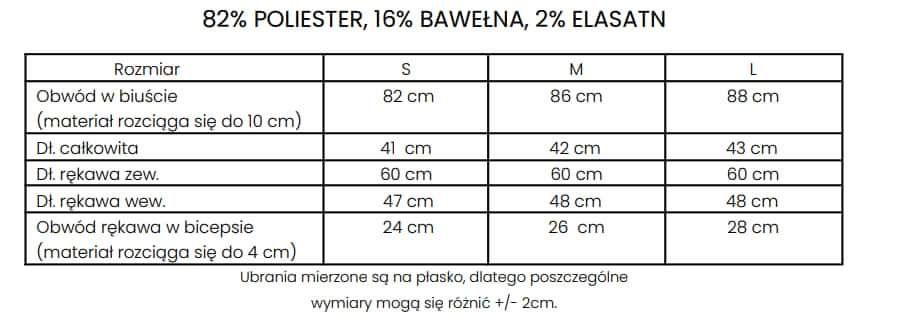 Sweterek Olavoga S M L Art beżowy czarny szary