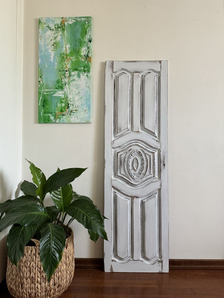 Porta de madeira para decoracção 154x46cm