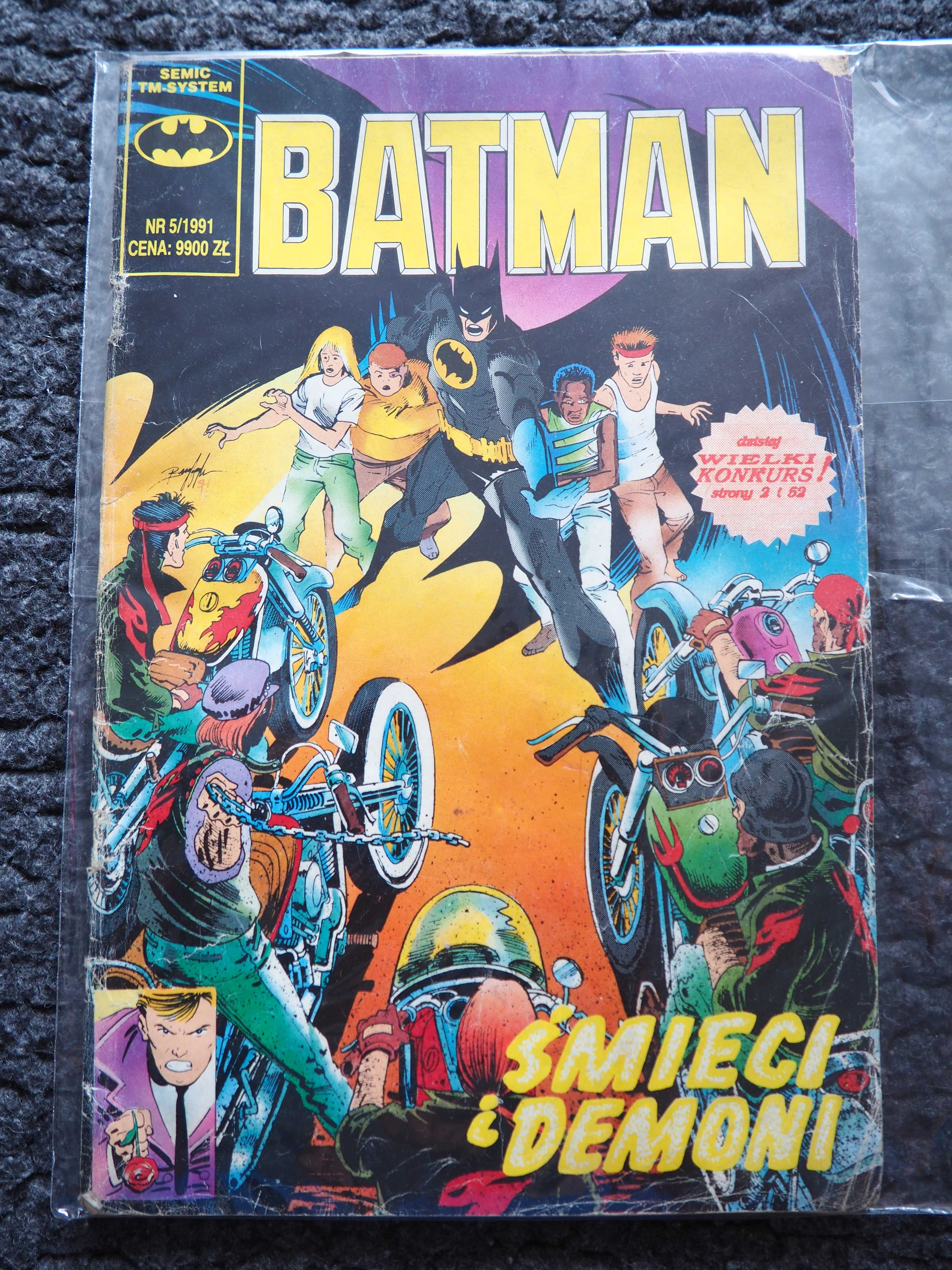 Komiks TM-Semic, Batman, 5 1991, stan db-