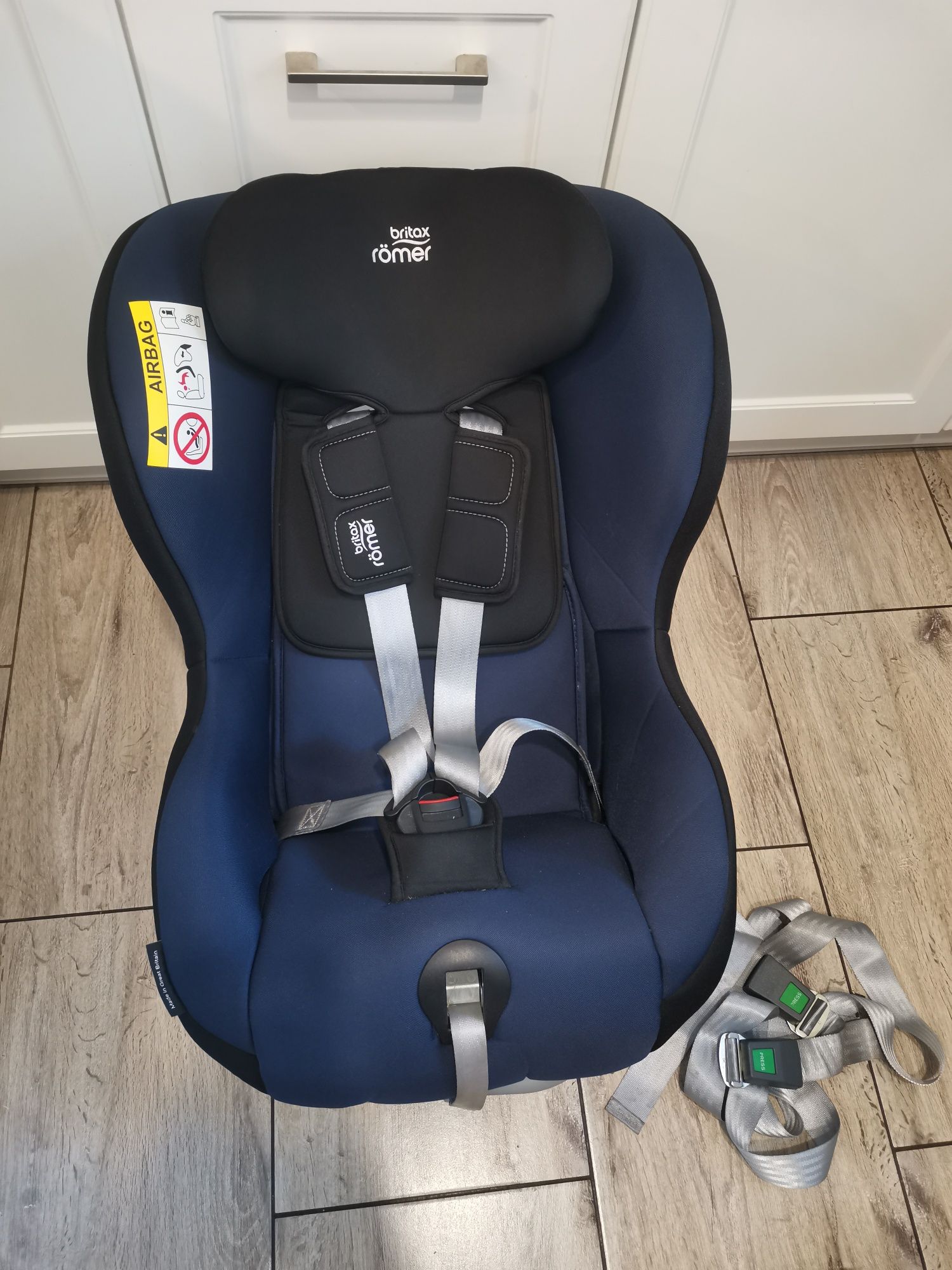 Fotelik samochodowy, Britax max way plus, test plus, 9-25 kg, tyłem