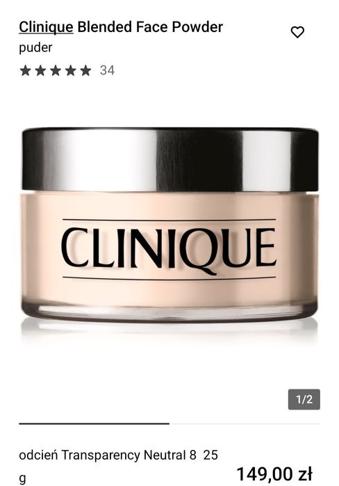 Clinique blended face powder 08 nowy puder Sephora