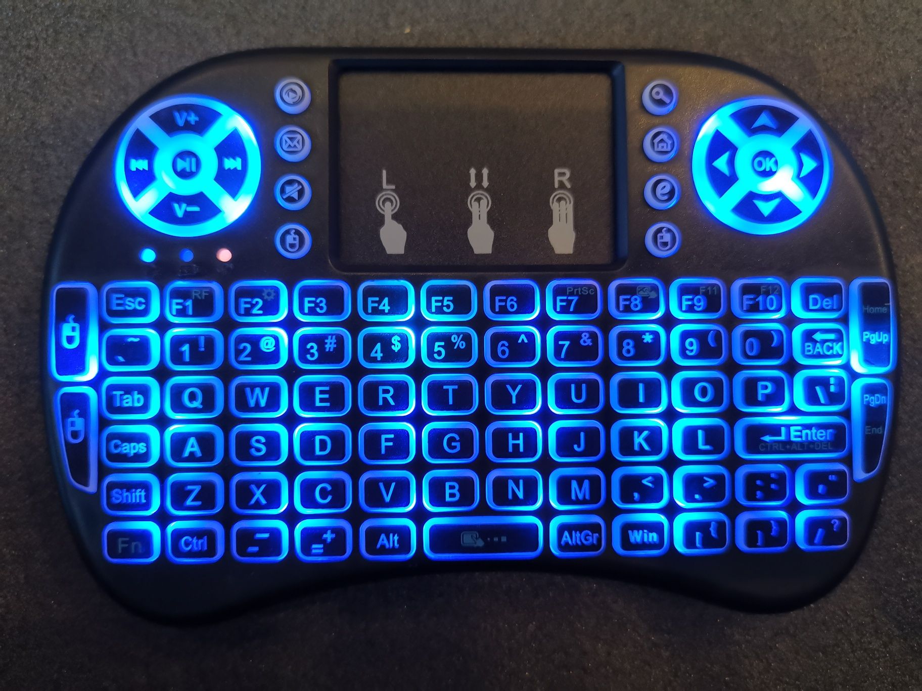 Comandos USB Retroiluminado