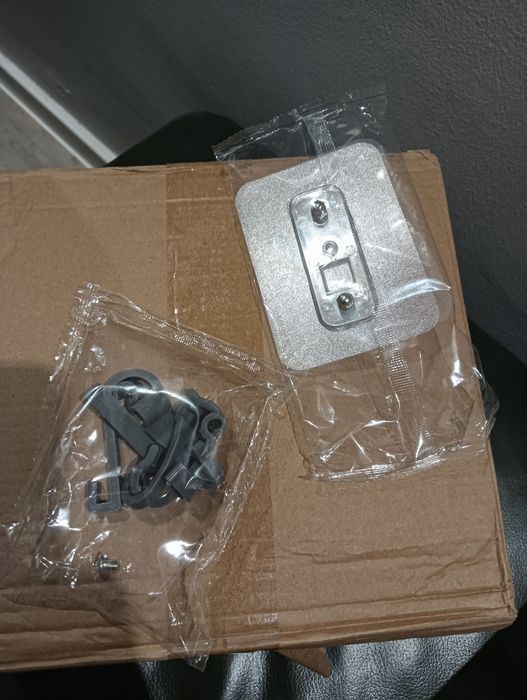 Półka łazienkowa narożna ciemny szary