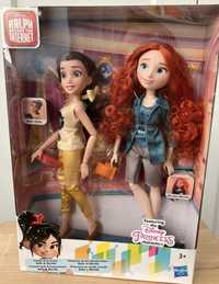 Disney Princess Comfy Squad Belle & Merida Lalki NIB