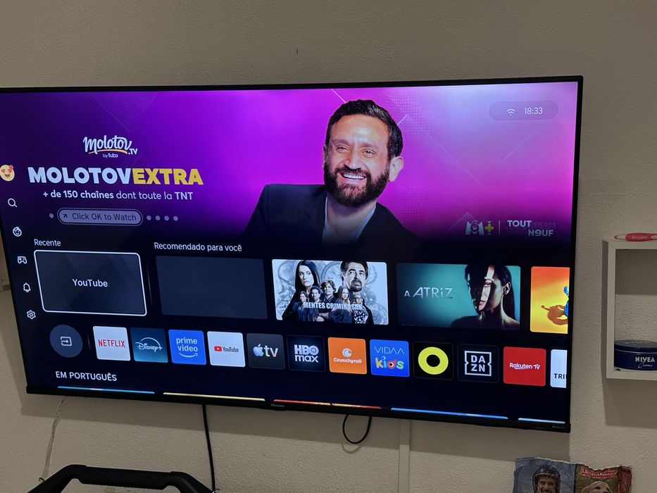Hiesense smart tv 4 k 50 polegadas