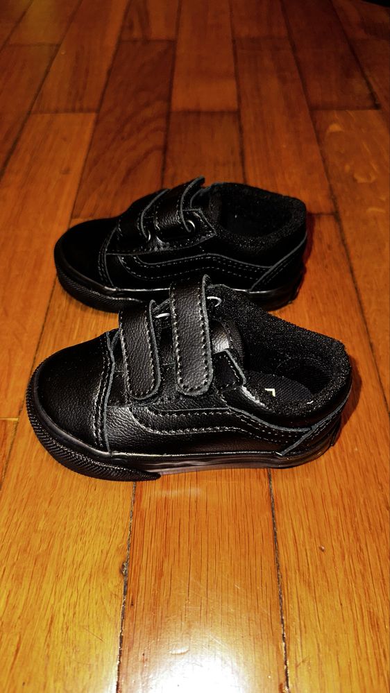 Ténis Vans Old Skool V pretos | Novos na caixa  (crianças pequenas)