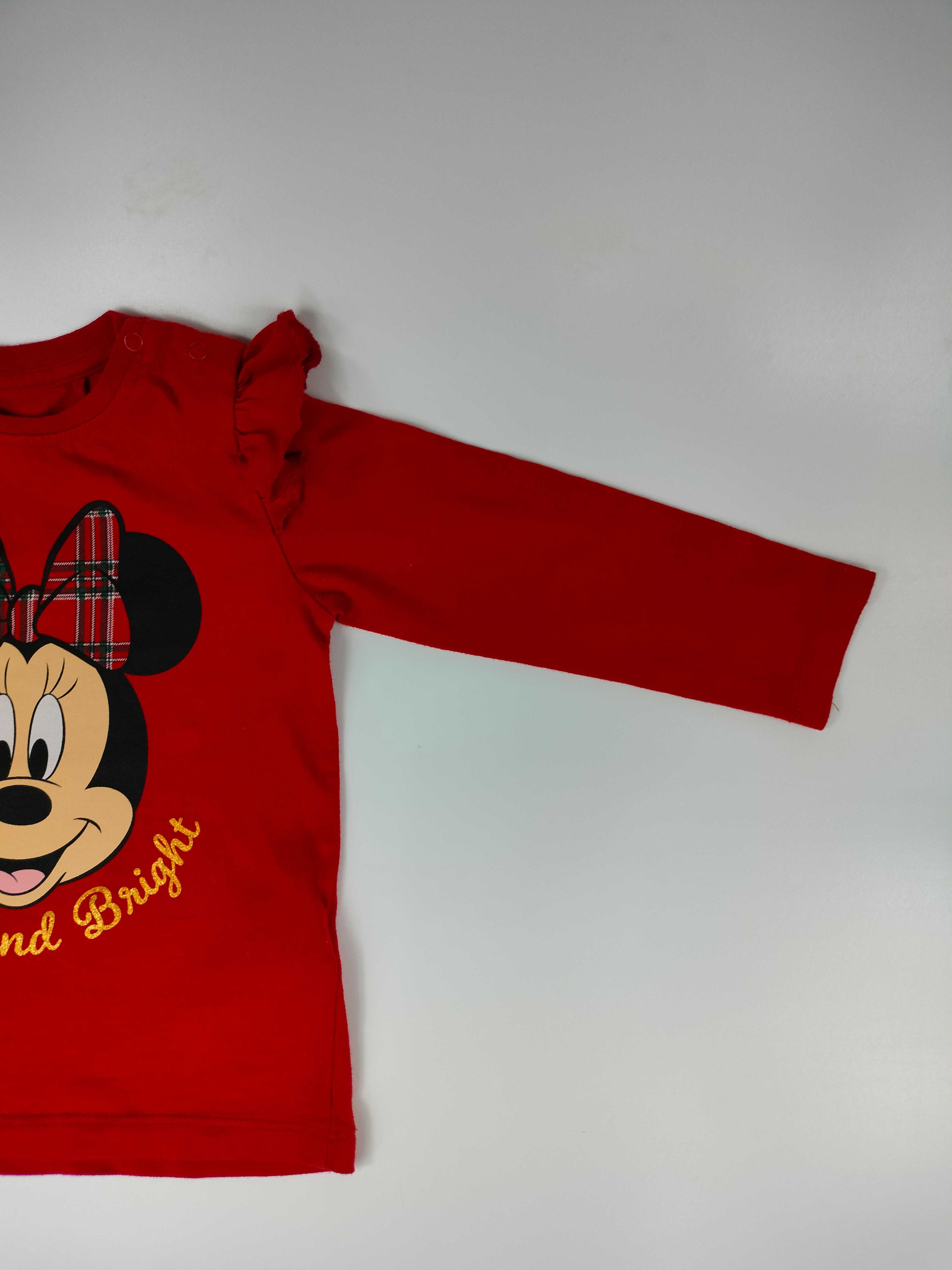 koszulka t-shirt Myszka Minnie z falbankami Sinsay r 86
