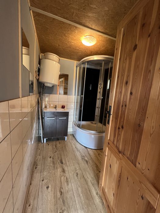 Domek całoroczny Bieszczady  ogrodzony kominek, altana, grill