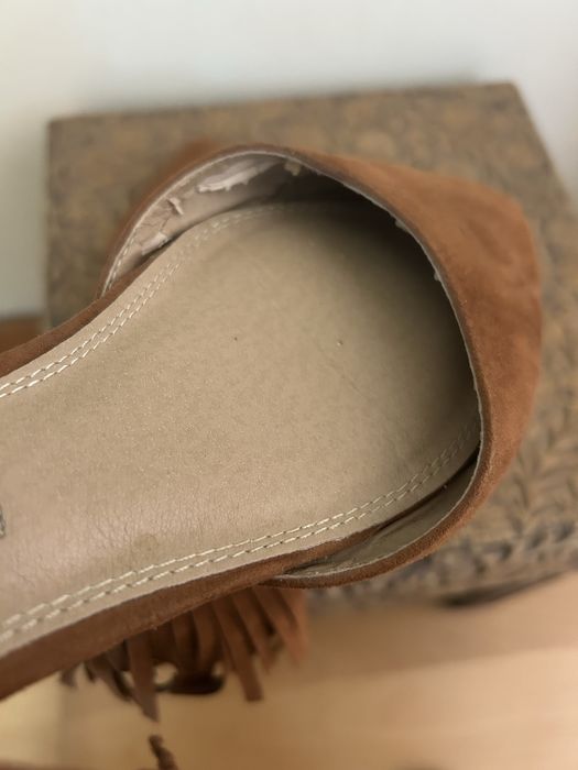 Sapatos camel boho Suitblanco