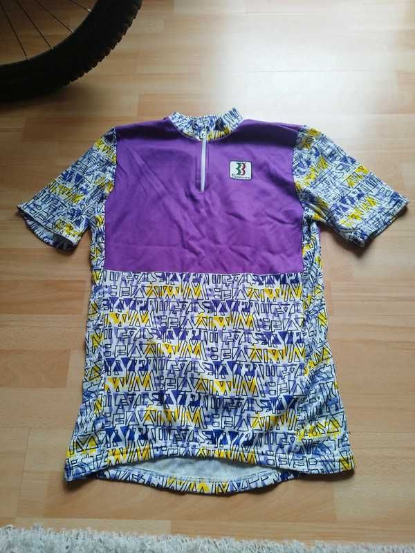 Koszula Koszulka Kolarska Biemme Vintage XL Opięta