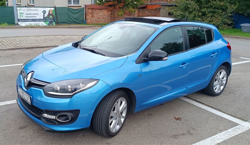 Renault Megane 1,5dCi 110KM Limited, mały przebieg