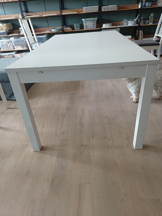 Duży biały stół rozkładany IKEA