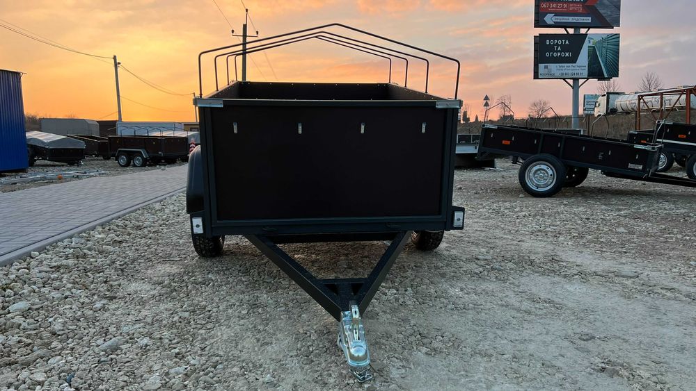 Продам прицепчіп до легкового авто 1,7 х 1,2м борт 60см  фанера