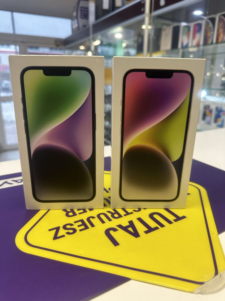 Nowy IPhone 14 128GB sklep, zaplombowane pudełko.