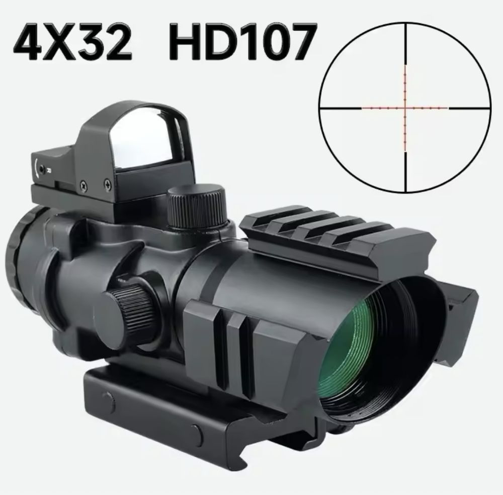 4x32  HD107 оптический прицел с калиматором