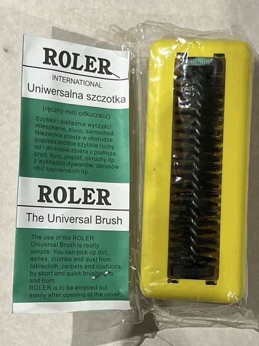 Mini odkurzacz ręczny żółty kaśka