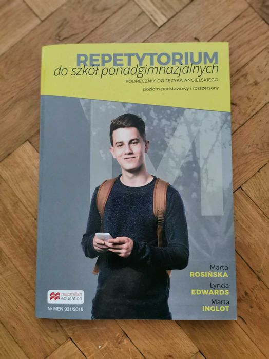 Książka  Angielski Repetytorium do szkół ponadgimnazjalnych