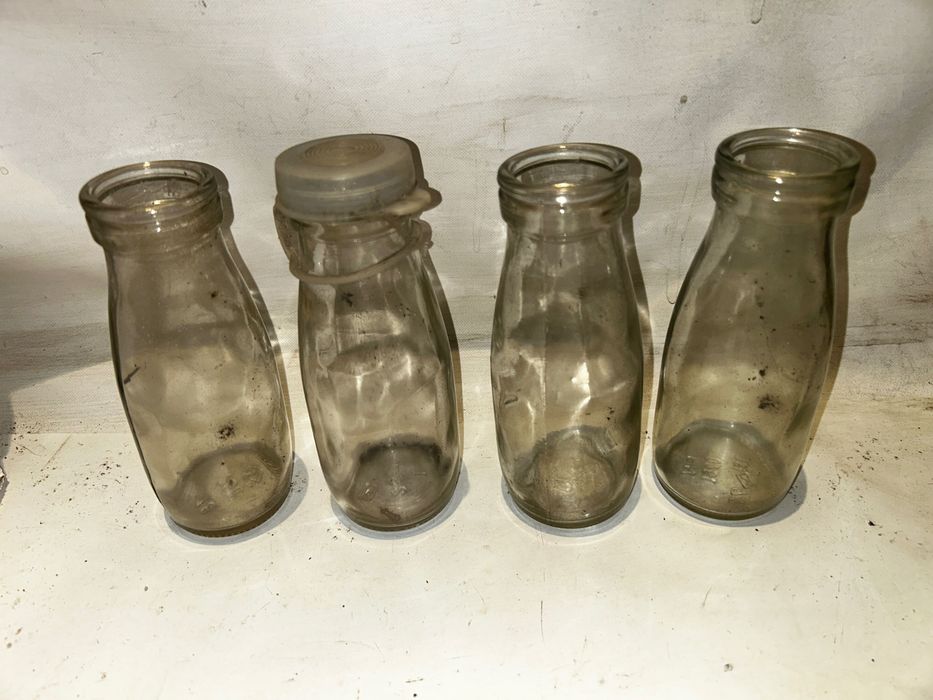 Małe Butelki po Śmietanie - PRL !