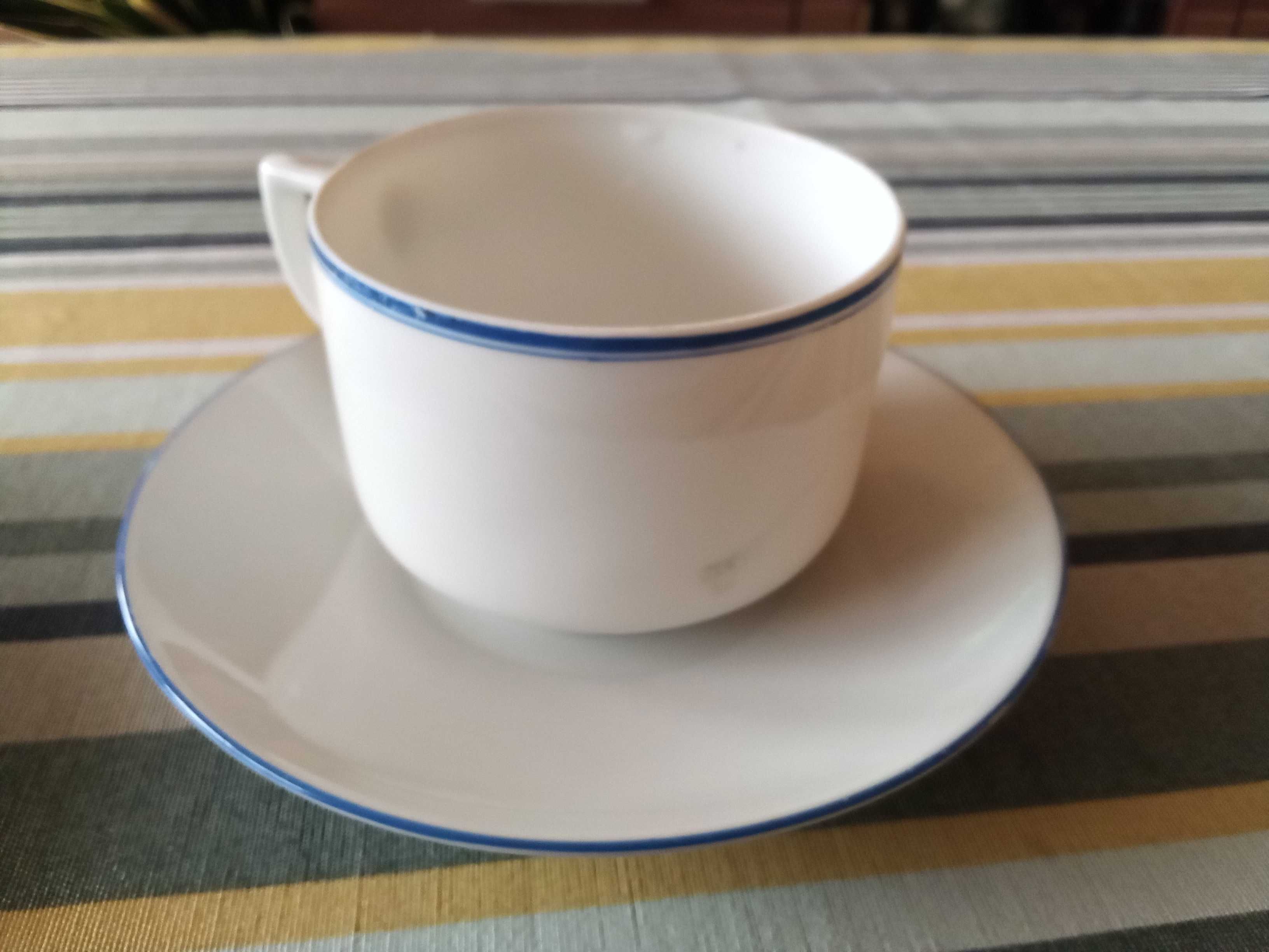 Nie Prl filiżanki Giesche 2szt porcelana