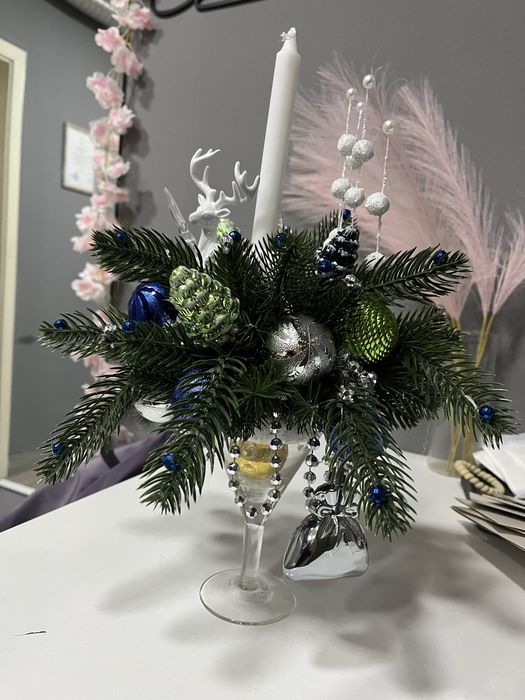 Новорічний підсвічник