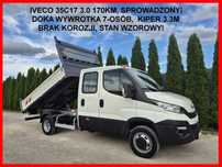 Iveco Iveco 35c17 Brygadówka  Doka Wywrotka 7-osób, Kier 3.3m, Sprowadzony, Super Stan!