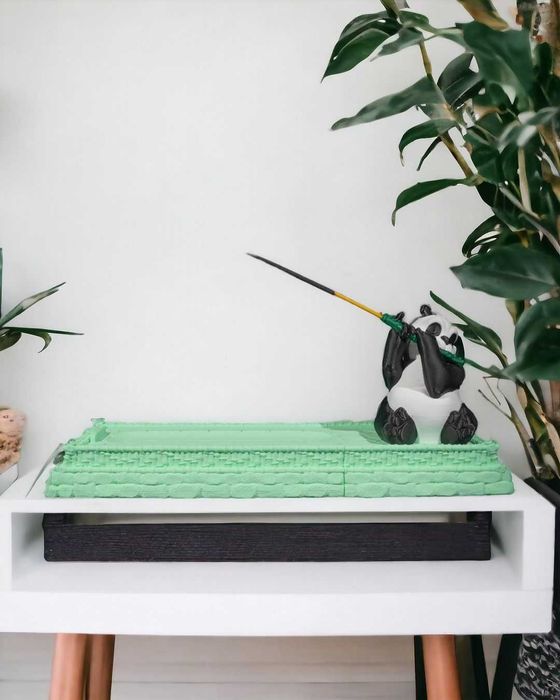 Kadzielnica „Panda Vibe” - Relaks i Styl - Podstawka na kadzidełka