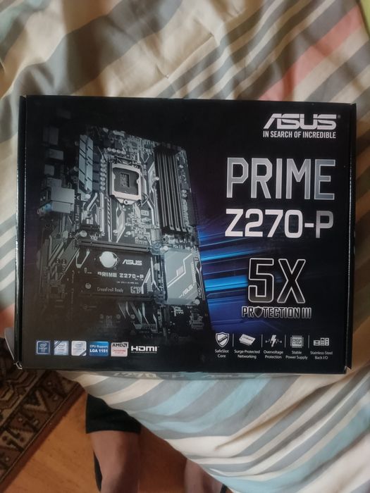 Asus prime z-270 p з процом і охолодженням