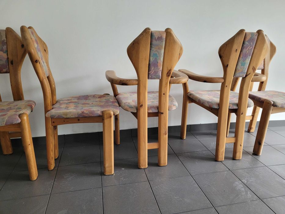 piękne krzesła skandynawskie Dania Holger Danske 6szt design Gliwice