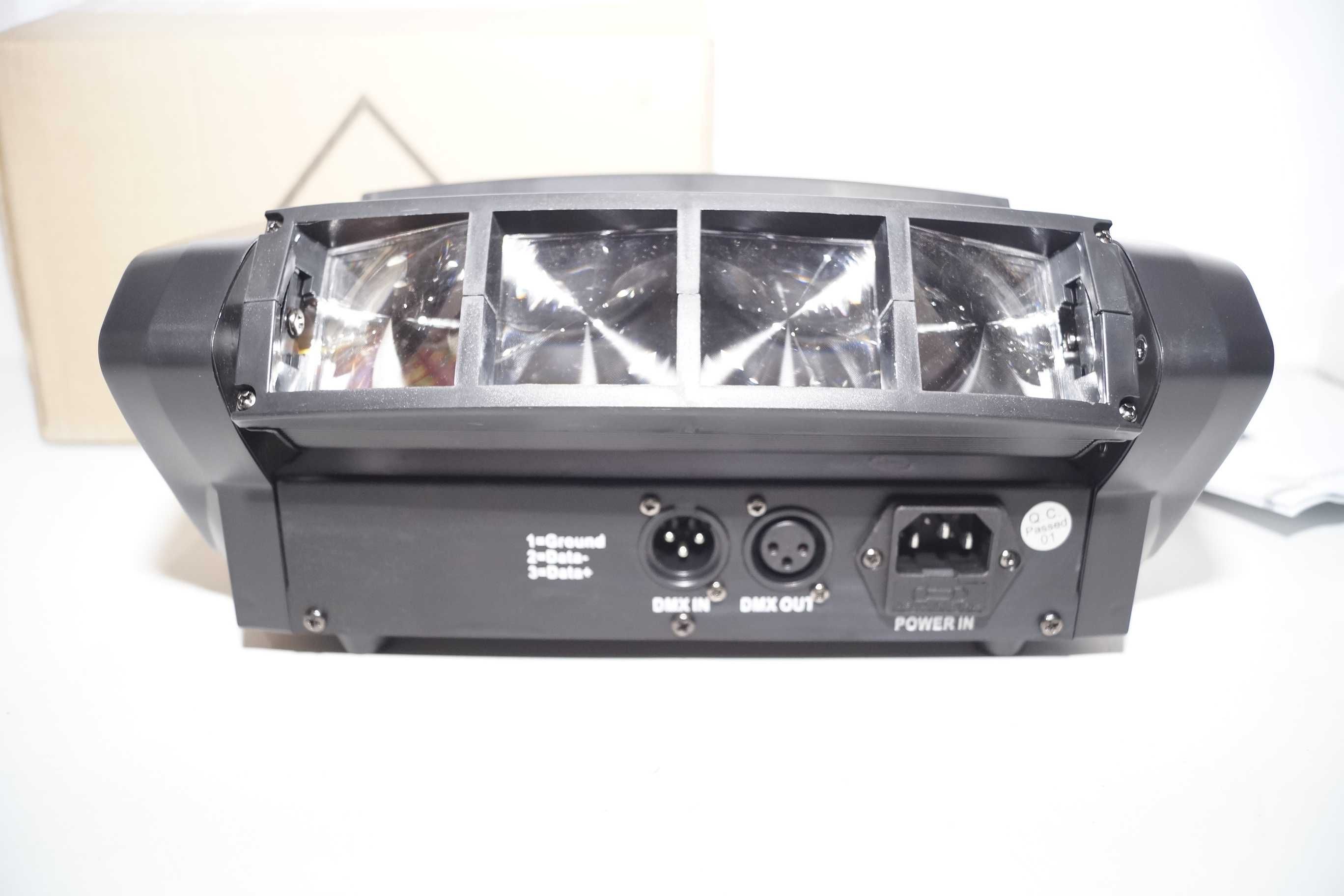 Ruchome głowy sceniczne 8x3W 8Beam DMX DJ Beam Efekt świetlny