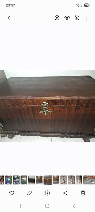 Arca de madeira/mala