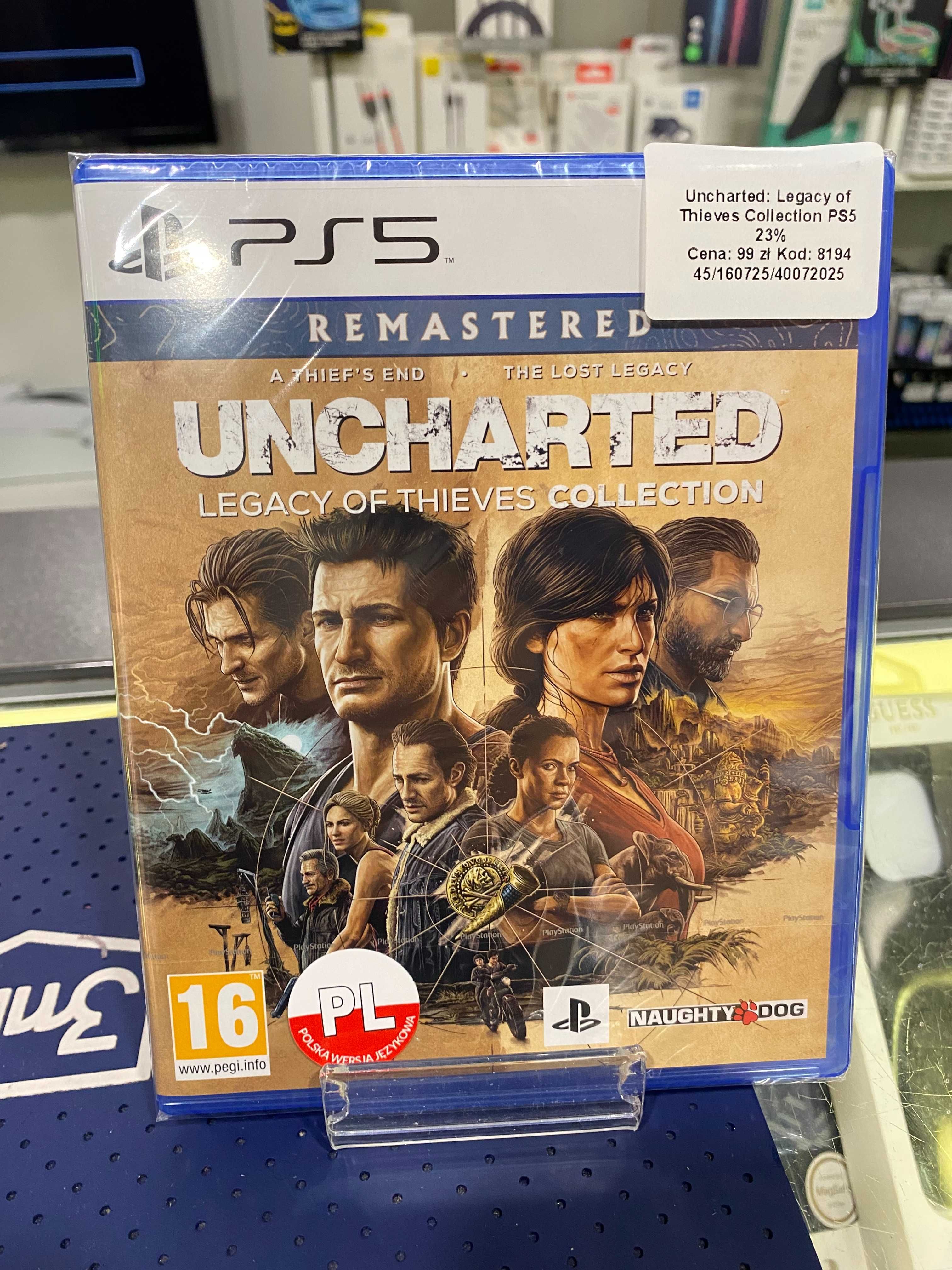 Uncharted Legacy of Thieves Collection Ps5 (NOWA)