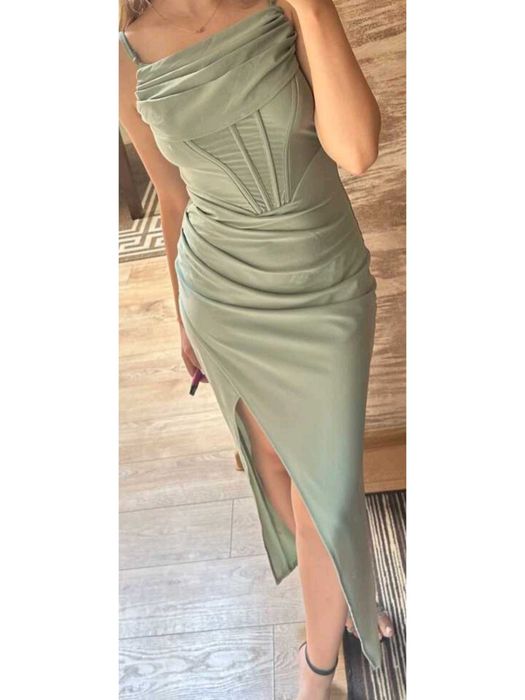 Sukienka miętowa XS