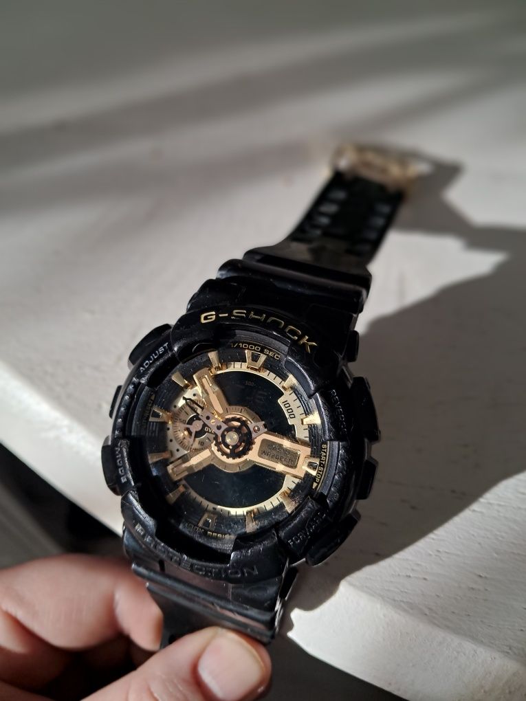 Casio męski zegarek G-Shock 5146 czarno złoty