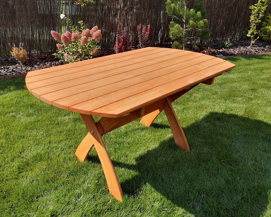 Meble ogrodowe drewniane tarasowe składane typ X